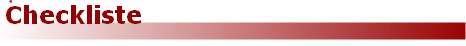 Checkliste 